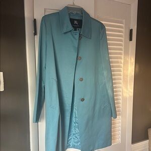 Gorgeous Burberry Aqua Trench Coat